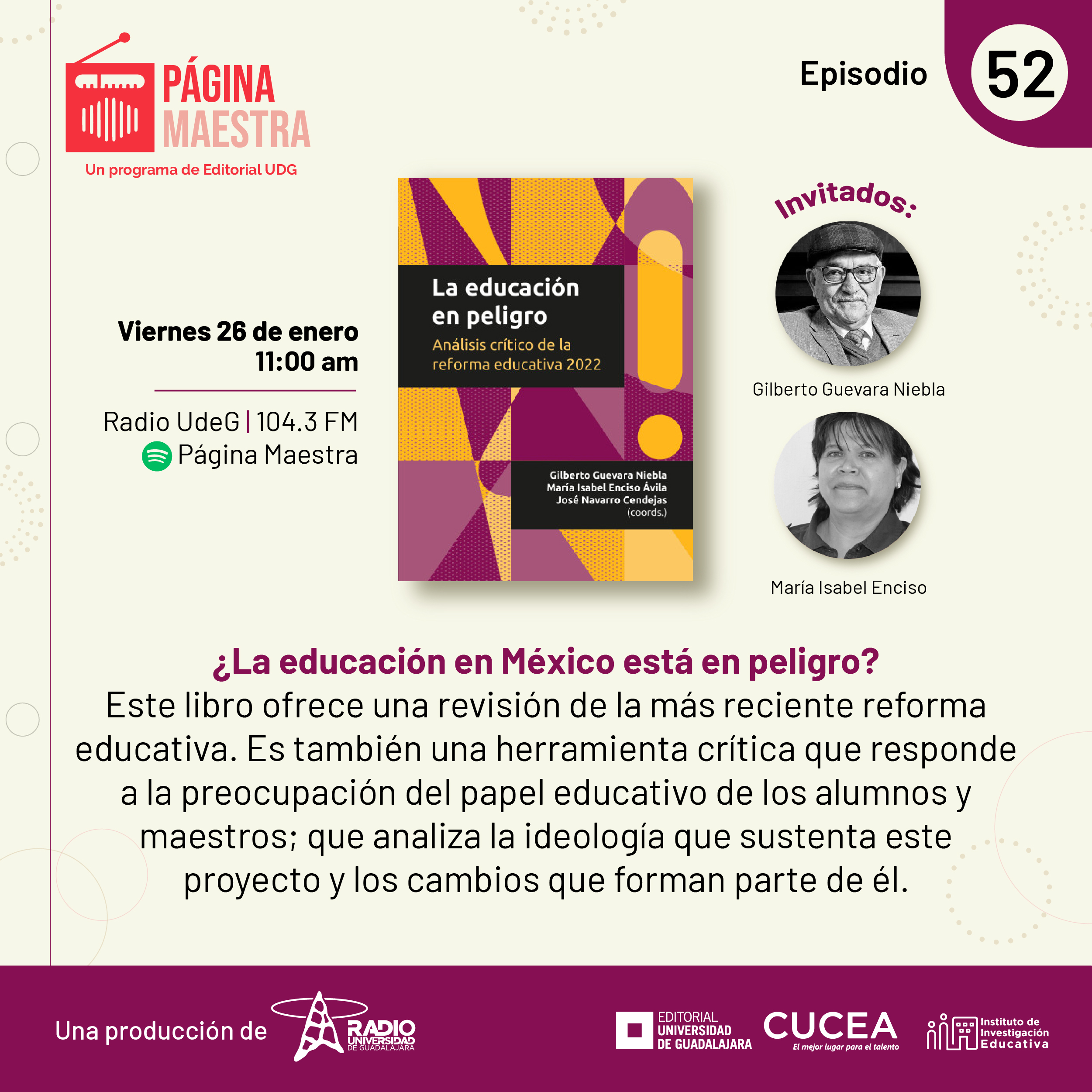 Charla: ¿La educación en México está en peligro?