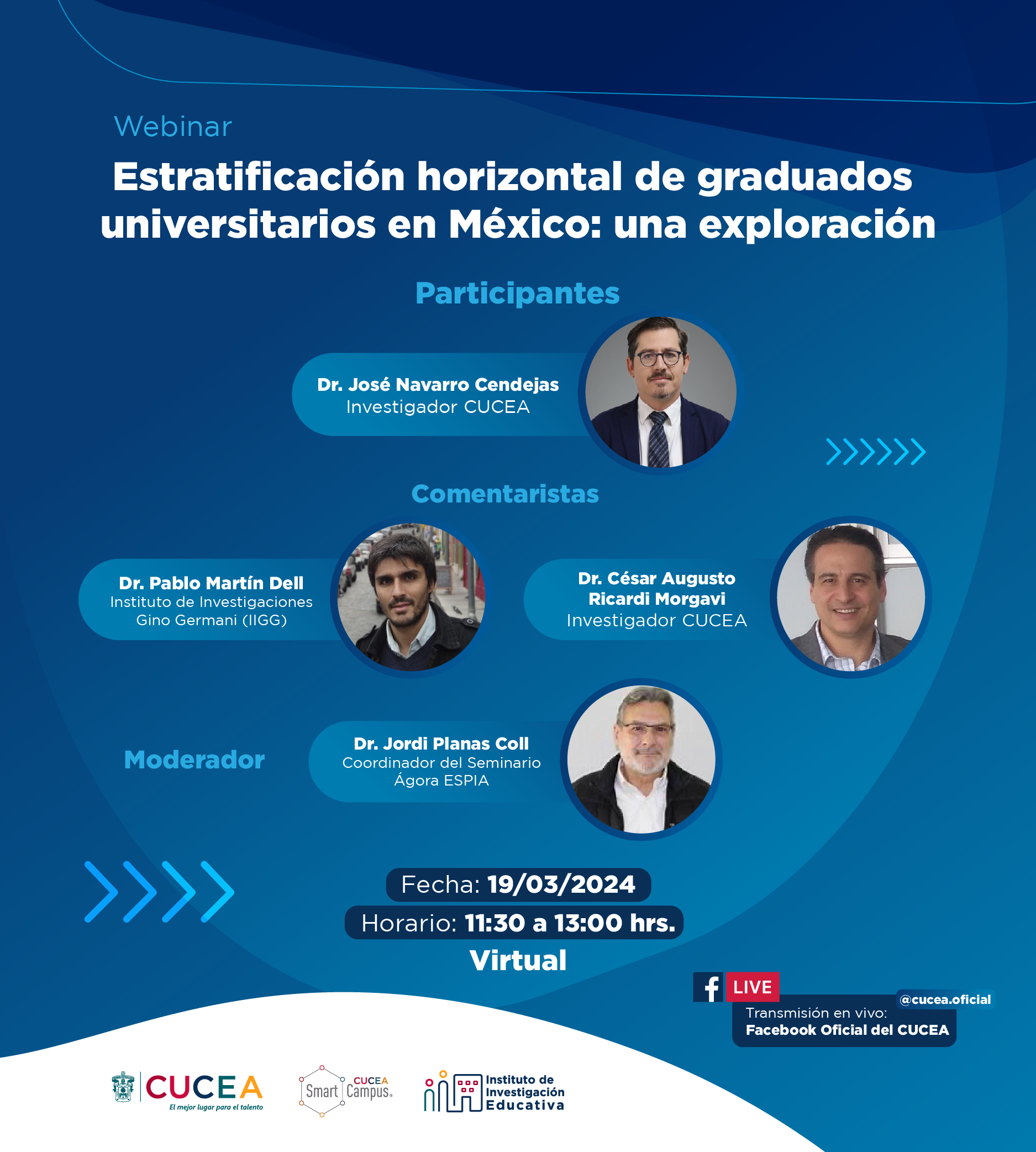 Cartel: Estratificación horizontal de graduados