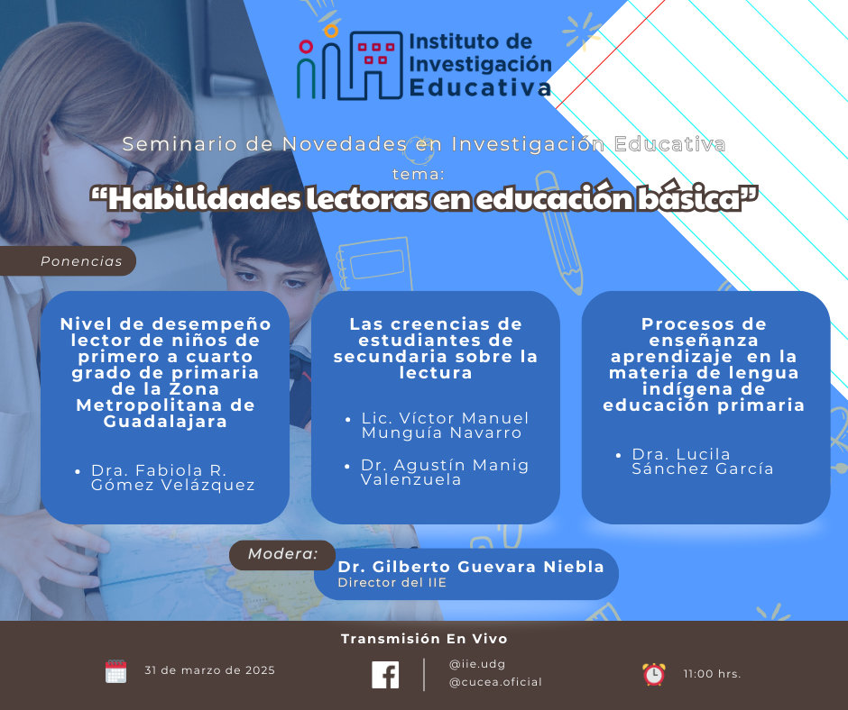 Cartel: Habilidades lectoras en educación básica