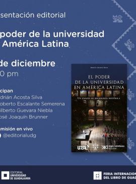 Cartel libro: El poder la universidad