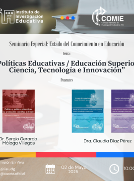 Cartel Seminario Especial. Estado del conocimiento en educación